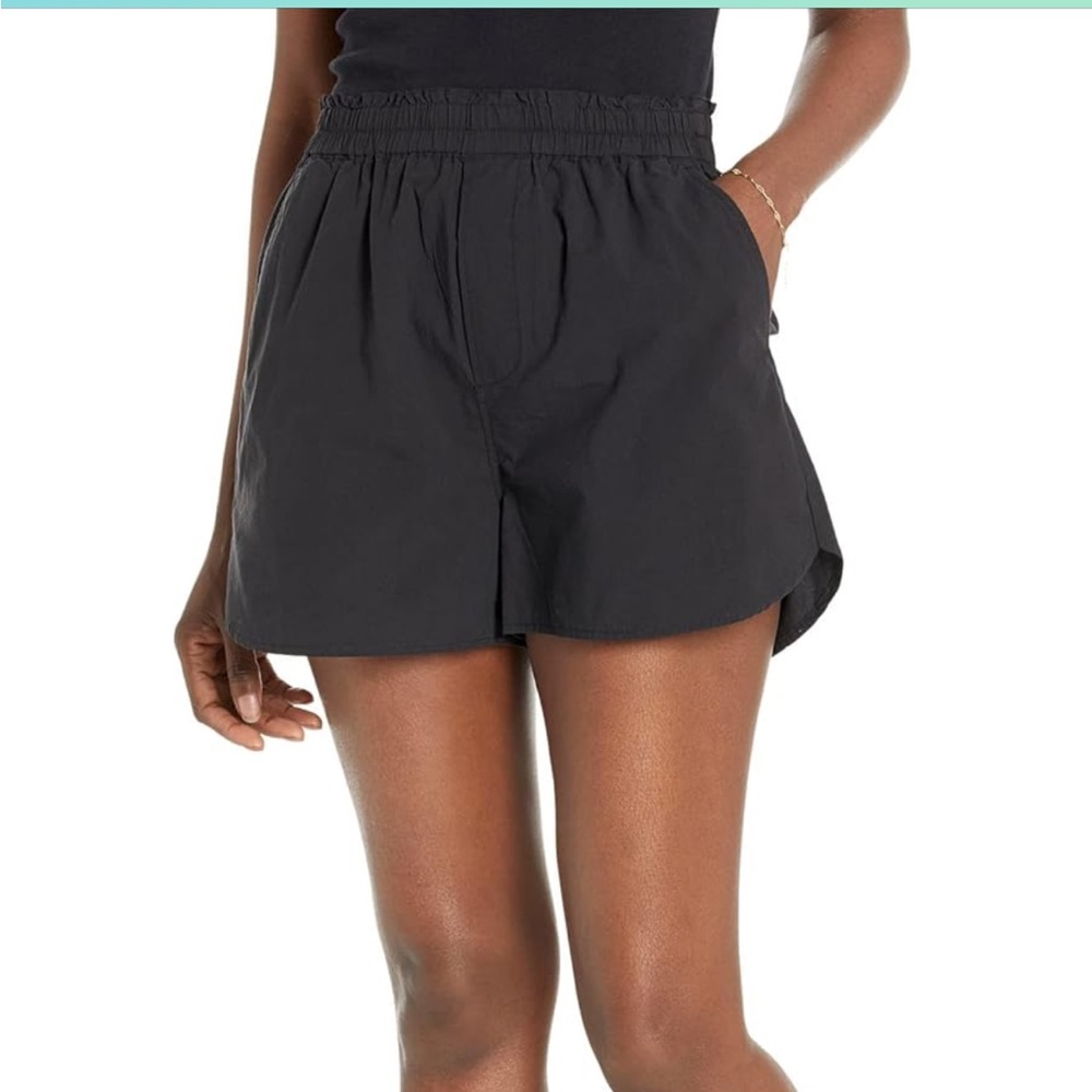 Madewell Pull on Poplin Shorts- size XL